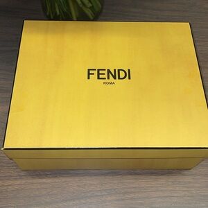 Fendi Golden Box with Logo